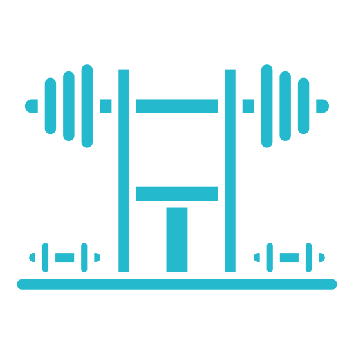 aptitud física icono gratis