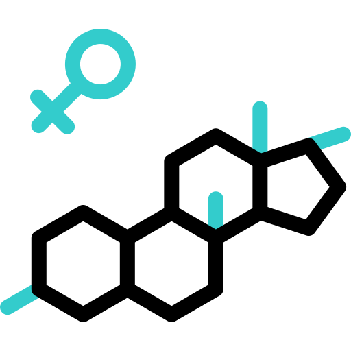 estrógeno icono gratis