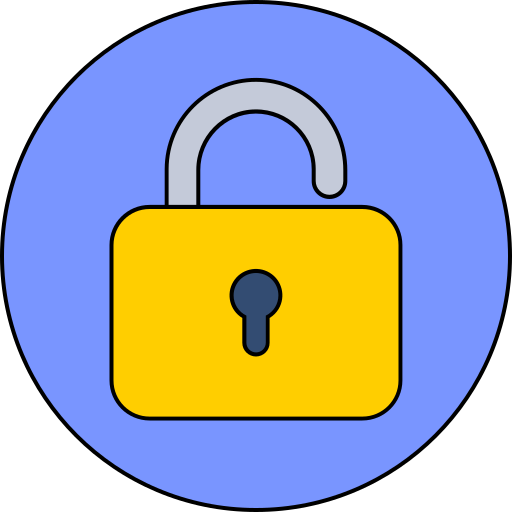 Unlock free icon Unlock free icon