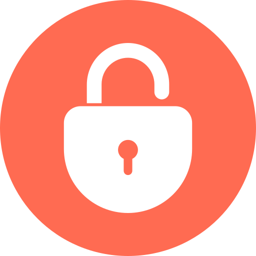 Unlock free icon Unlock free icon