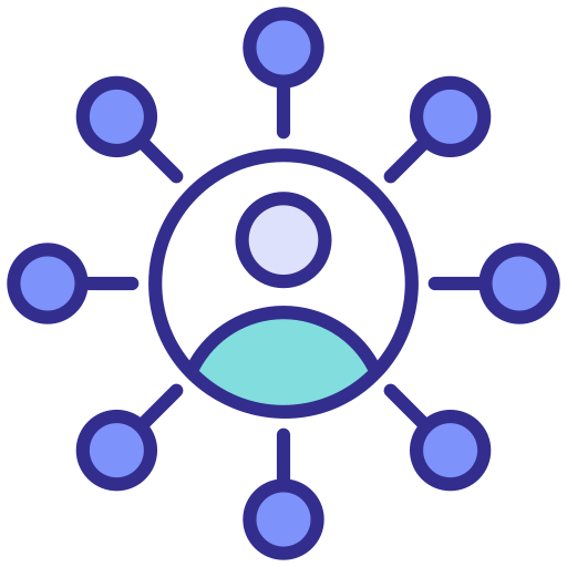 comunidad social icono gratis