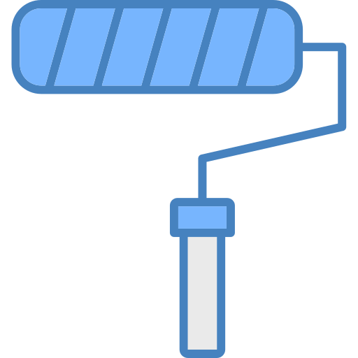 rodillo de pintura icono gratis