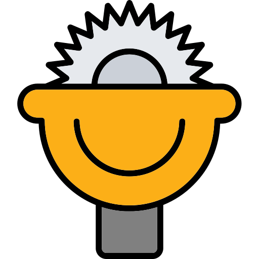 sierra mecánica icono gratis