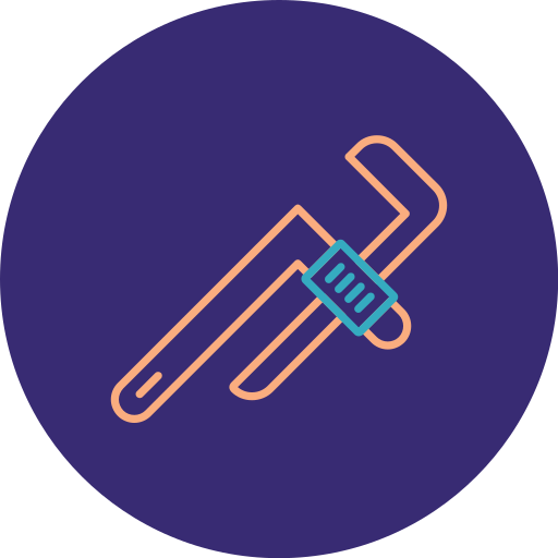 Pipe wrench free icon Pipe wrench free icon