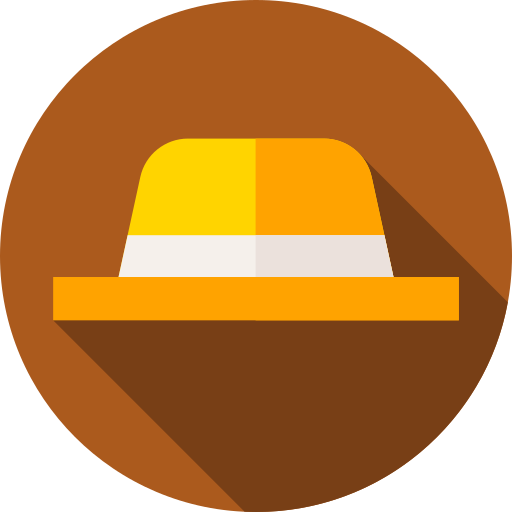 Hat Flat Circular Flat icon