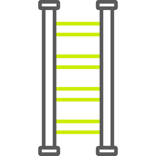 escalera de tijera icono gratis