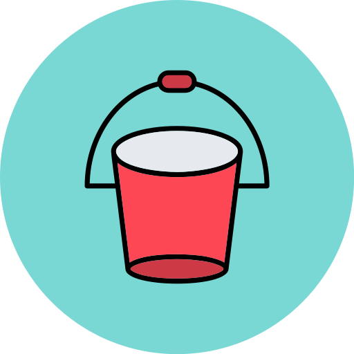 Bucket free icon