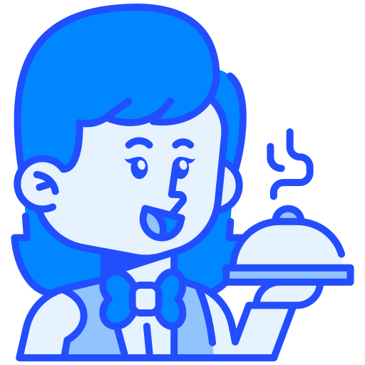 serveuse Icône gratuit serveuse Icône gratuit