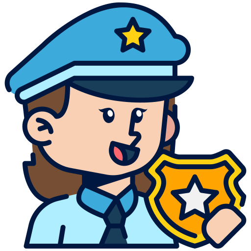 policía icono gratis