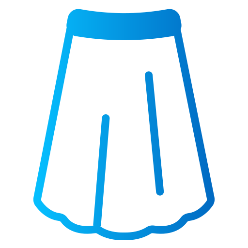 faldas largas icono gratis