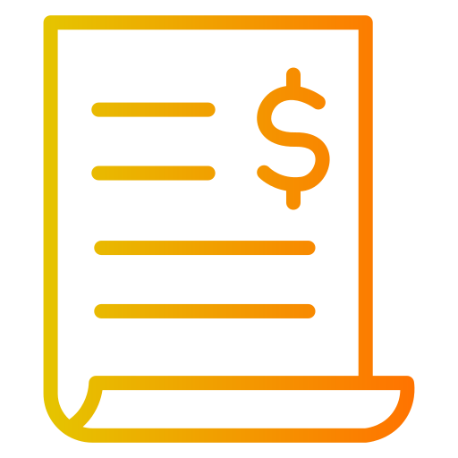 informe financiero icono gratis