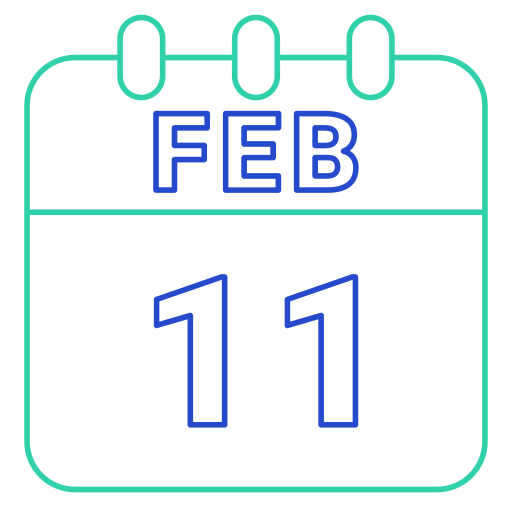 February 11 free icon February 11 free icon