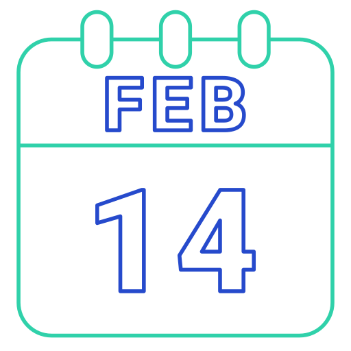 February 14 free icon February 14 free icon