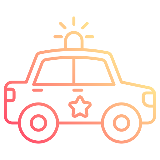 polizeiauto kostenlos Icon
