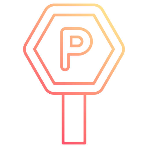 señal de estacionamiento icono gratis