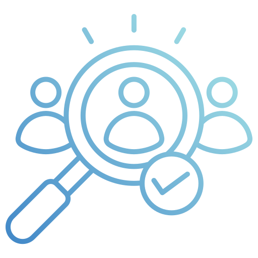 reclutamiento icono gratis