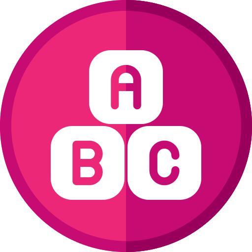 bloque abc icono gratis