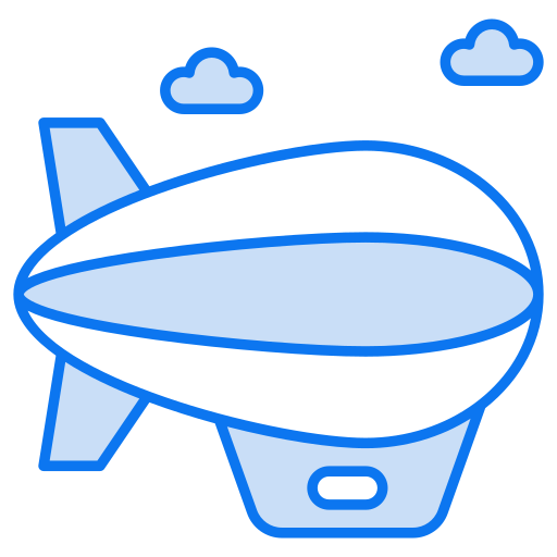 dirigible aéreo icono gratis