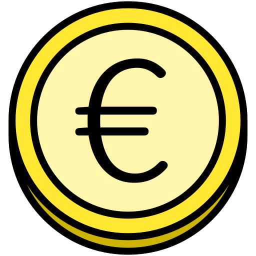 euro icono gratis