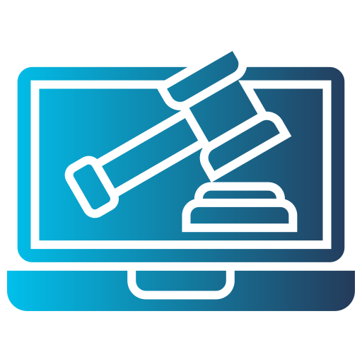 subasta en línea icono gratis