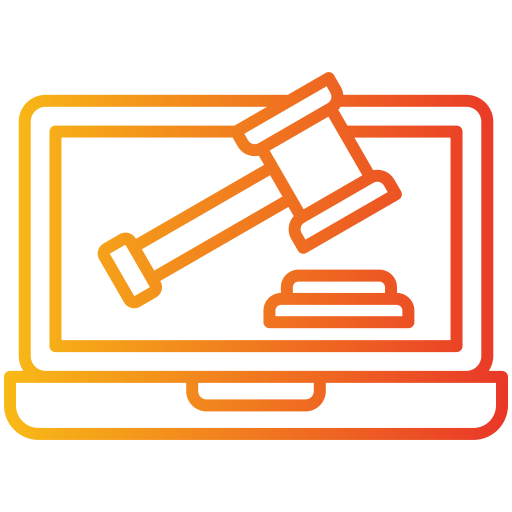 subasta en línea icono gratis