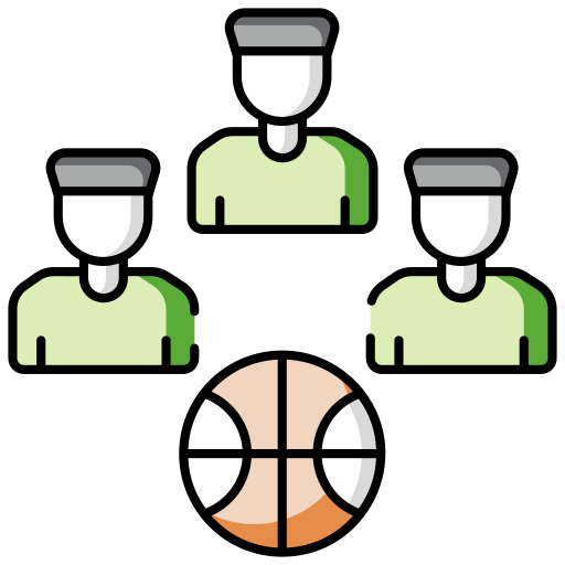 equipo de baloncesto icono gratis