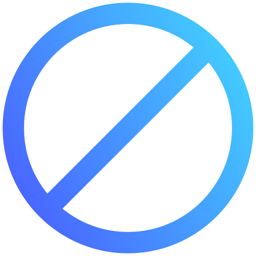 obstruido icono gratis