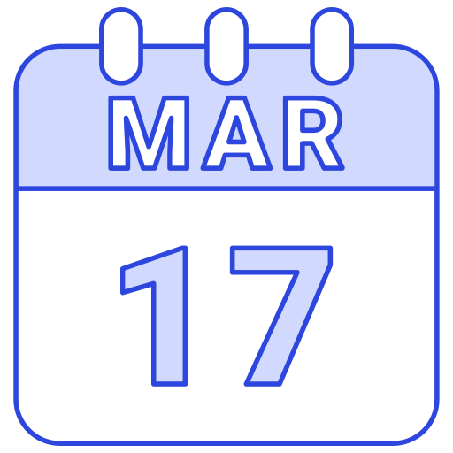 17 de marzo icono gratis