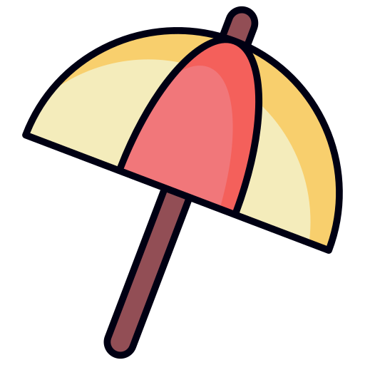 Beach umbrella free icon Beach umbrella free icon