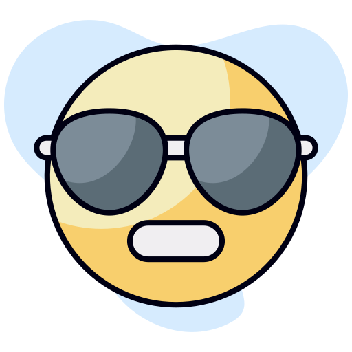 emoji de gafas de sol icono gratis