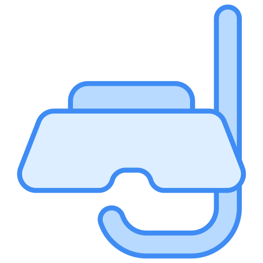 snorkel y máscara icono gratis