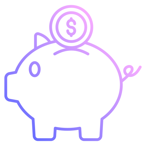 Piggy bank free icon