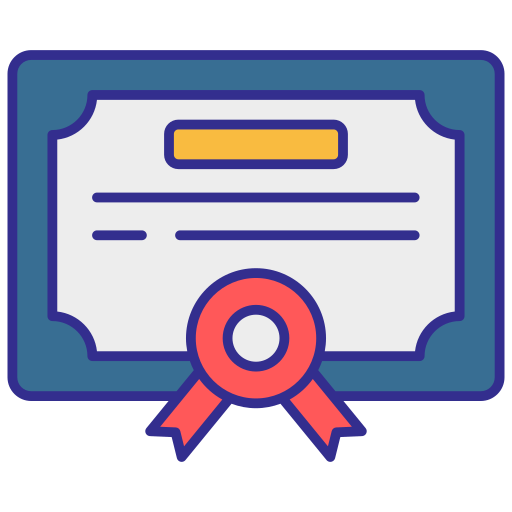 certificado grátis ícone certificado grátis ícone