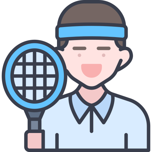 jugador de tenis icono gratis