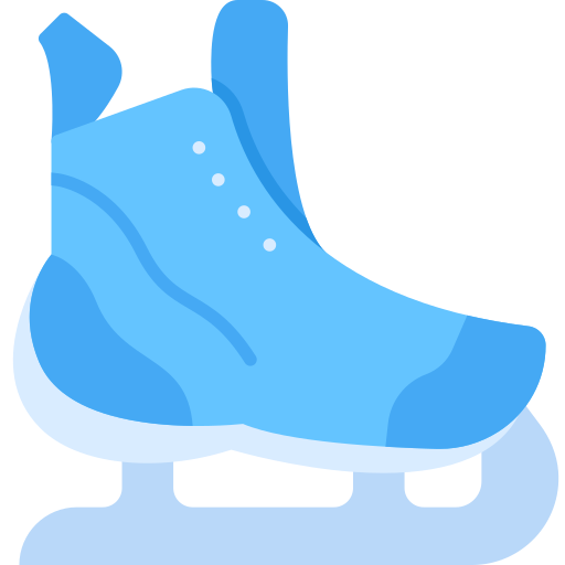 zapatos para patinar sobre hielo icono gratis