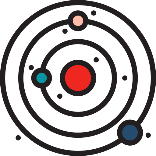 Astronomy srip Lineal Color icon