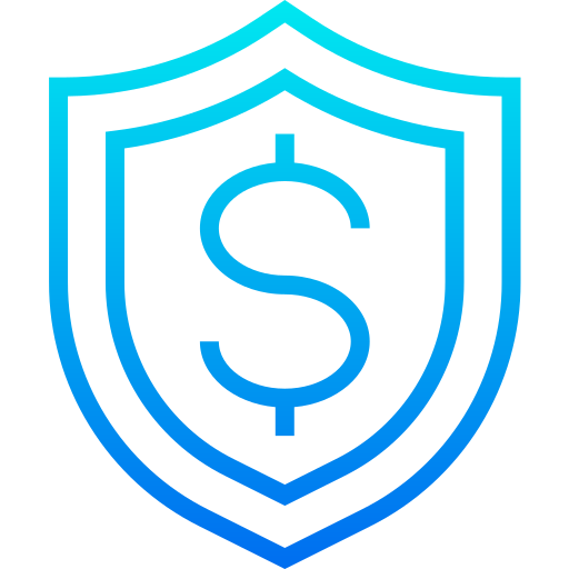 Business and finance srip Gradient icon