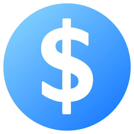 Dollar free icon Dollar free icon