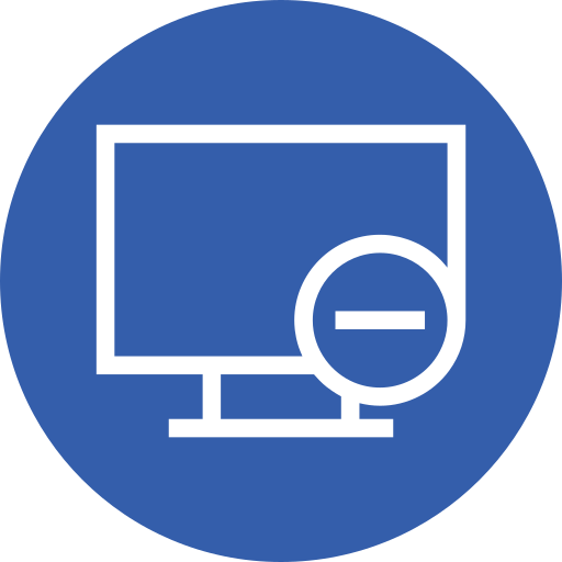 Screen free icon