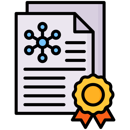 certificado icono gratis