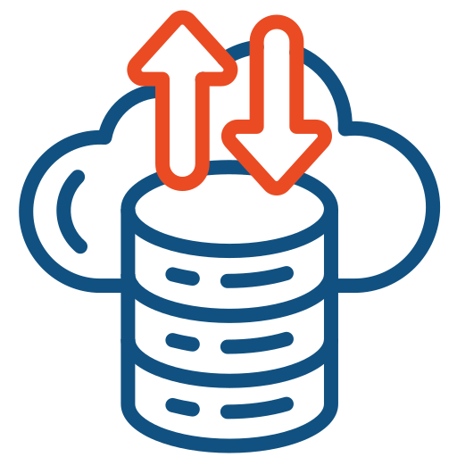stockage dans le cloud Icône gratuit stockage dans le cloud Icône gratuit