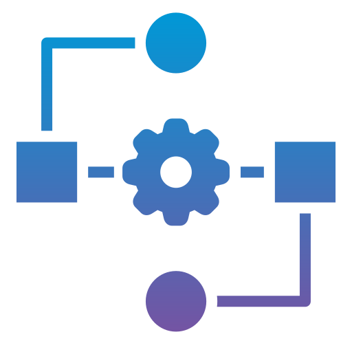 diagrama de proceso icono gratis