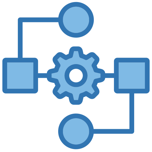 diagrama de proceso icono gratis