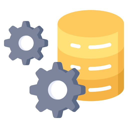 gestión de bases de datos icono gratis