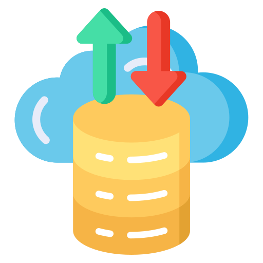 almacenamiento en la nube icono gratis