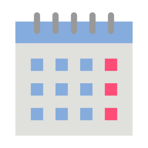 calendário grátis ícone