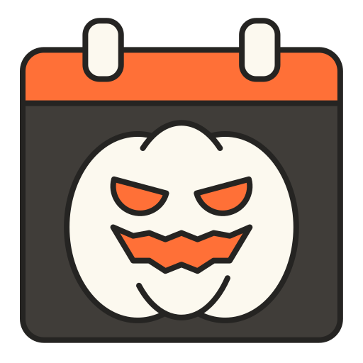 día de halloween icono gratis