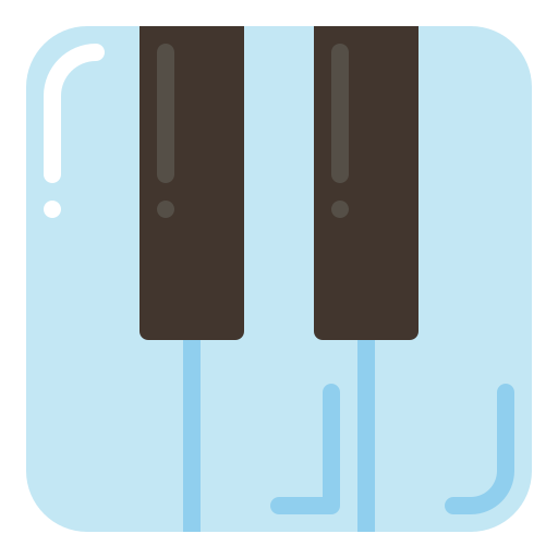 piano icono gratis