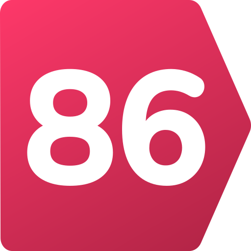 86 icono gratis