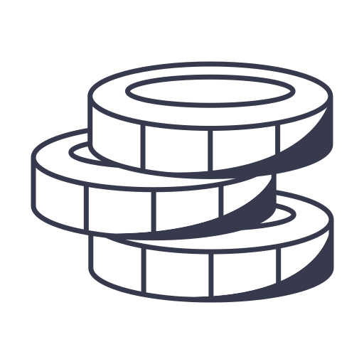 monedas icono gratis